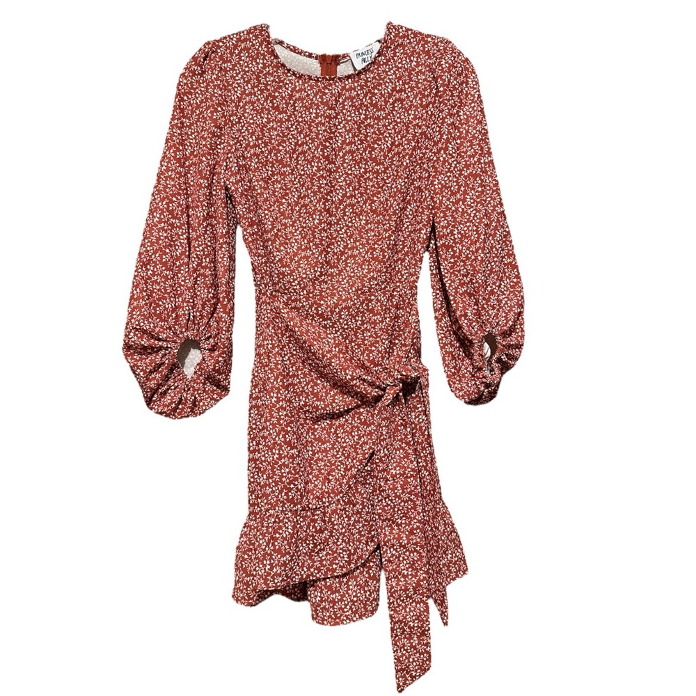 Princess Polly Rust Floral Mini Dress - Size XS (0) NWOT
